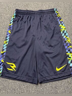 Nike Basketball Shorts Boys Size Large Midnight Navy Blue NWT